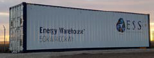 Energy warehouse at sunset image