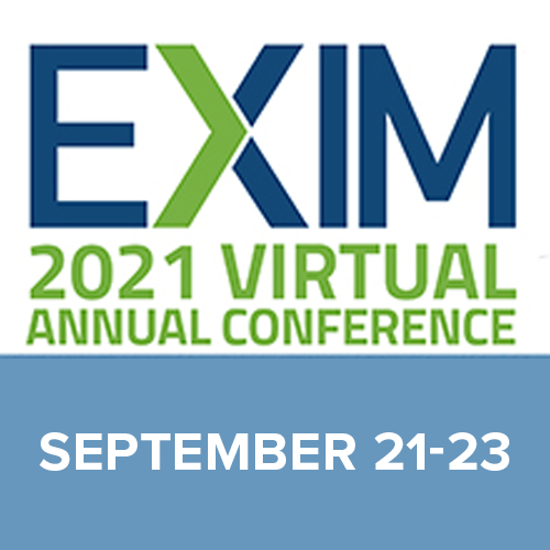Exim 2021 annual conference logo