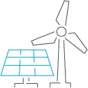 Renewable energy icon