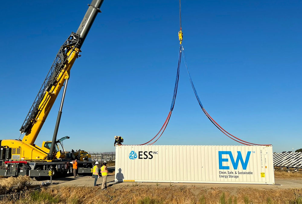 Ess partners with coldwell solar to power california wineries with clean energy