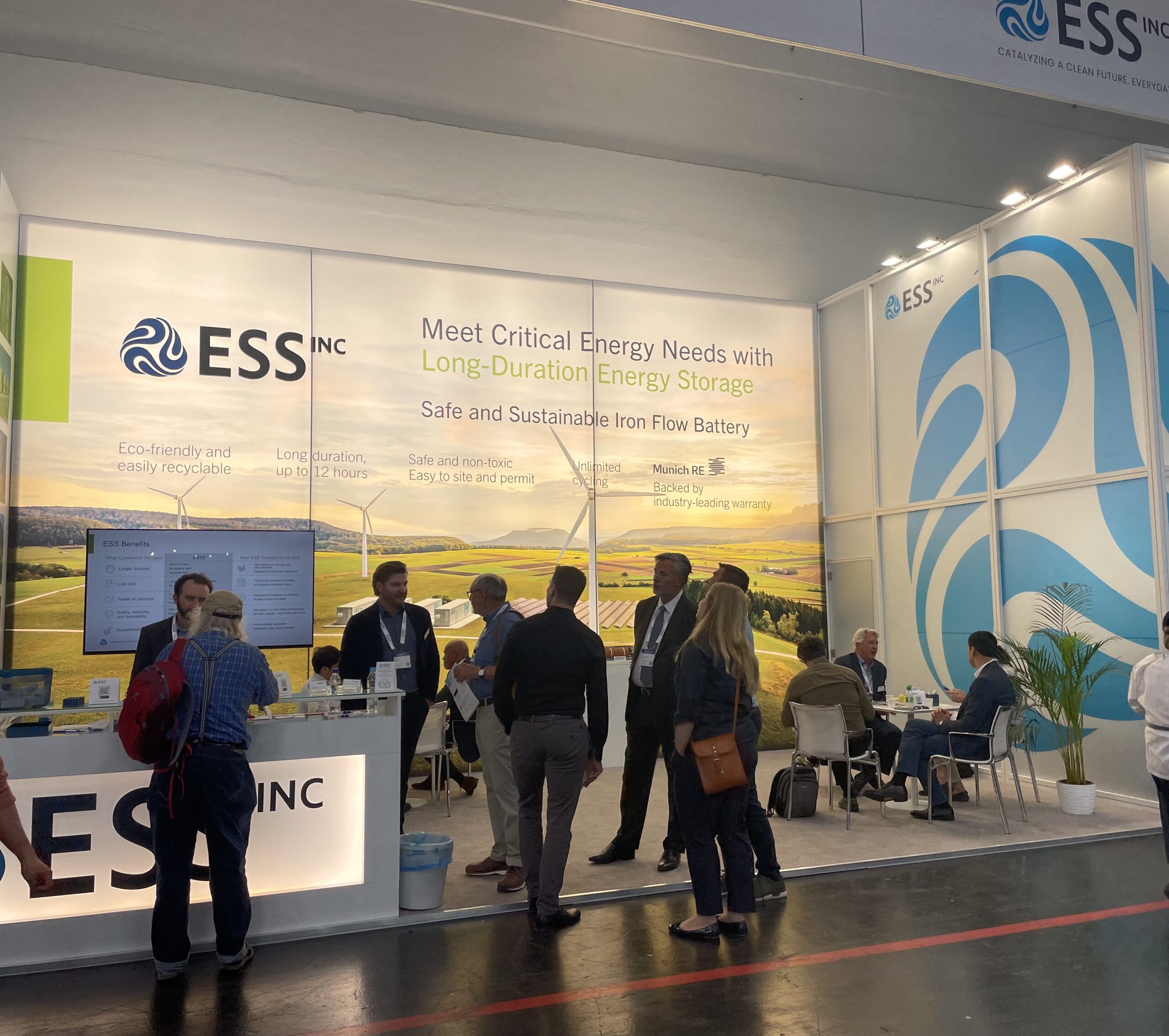Intersolar Munich Booth 2023 Hugh McDermott speaking at eMIT conference image