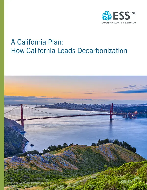 A California Plan: How California Leads Decarbonization white paper cover image